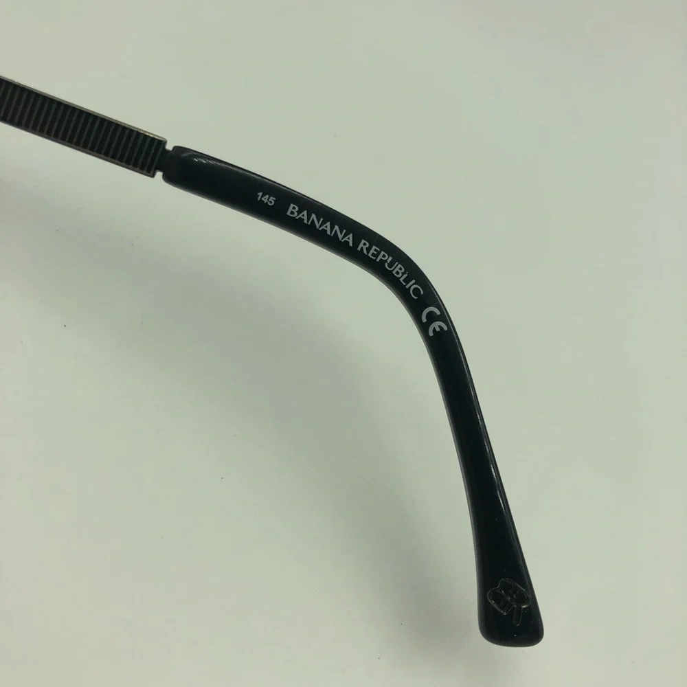 Banana Republic Black Oval Sunglasses Frames